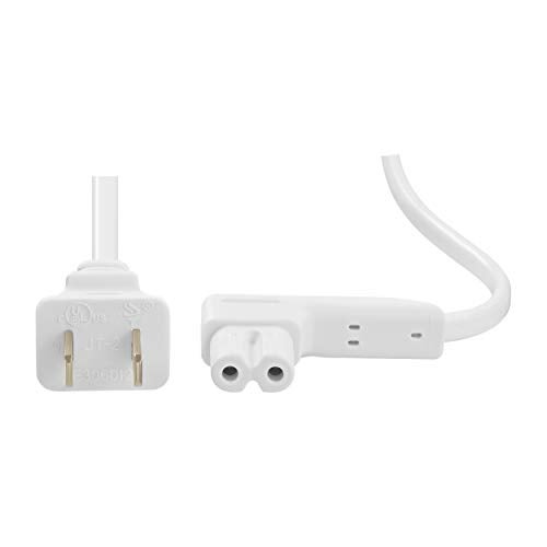 Vebner 19.5in Power Cord Compatible with Sonos One, Sonos One SL, Sonos Play-1 Speakers - Power Plug Cable (Short, White) - Image 3
