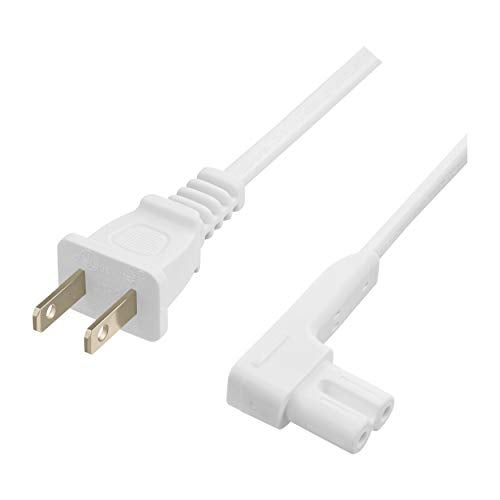 Vebner 19.5in Power Cord Compatible with Sonos One, Sonos One SL, Sonos Play-1 Speakers - Power Plug Cable (Short, White) - Image 4