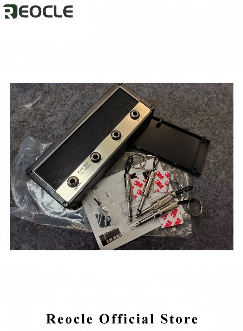 ريوكل ملصق خلفي بدون ثقب، سلسلة مفاتيح، صندوق تخزين مفاتيح، حامل مقبس صغير، رأس مكبر صوت، حامل مفاتيح مع 4 سلاسل مفاتيح - Image 3