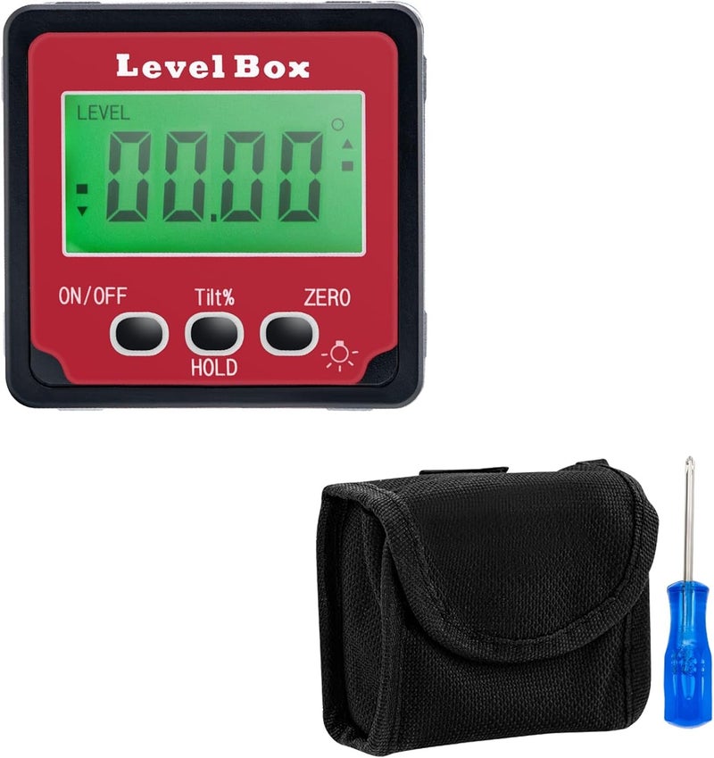 Digital LCD Shopping Gauge Inclinometer, Store Finder Inclinometer, Angle Gauge - Image 1