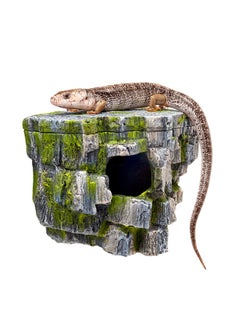 Zilla Zilla Vertical Décor Rock Cave 8.75 x 5.875 x 7.25",Grey  - Image 3