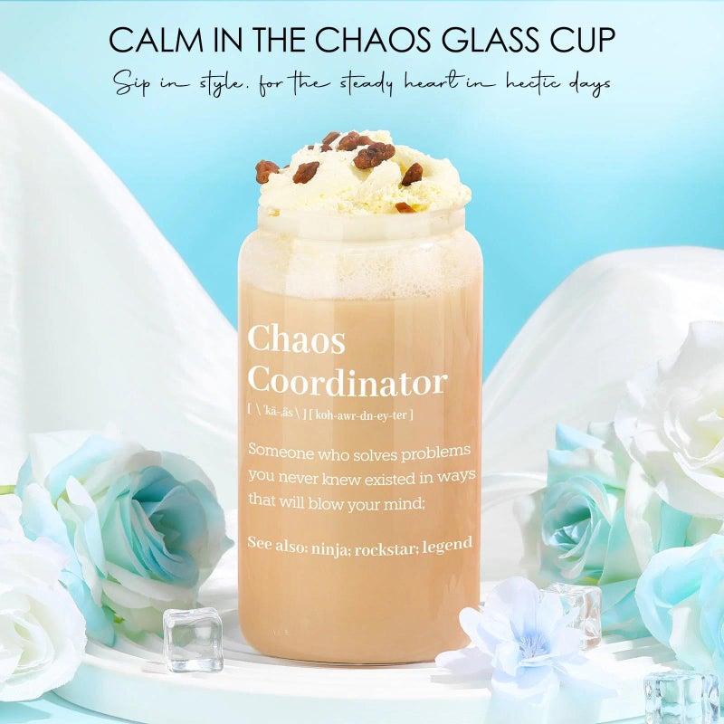 Verouis Chaos Coordinator Gifts for Women Office Manager Appreciation Gifts Cool Thank You Gift Ideas for Manager Female Unique Appreciation Gift for Boss Day Female, Employee, Hr, Coworker, Mentor, Secretary - Image 3