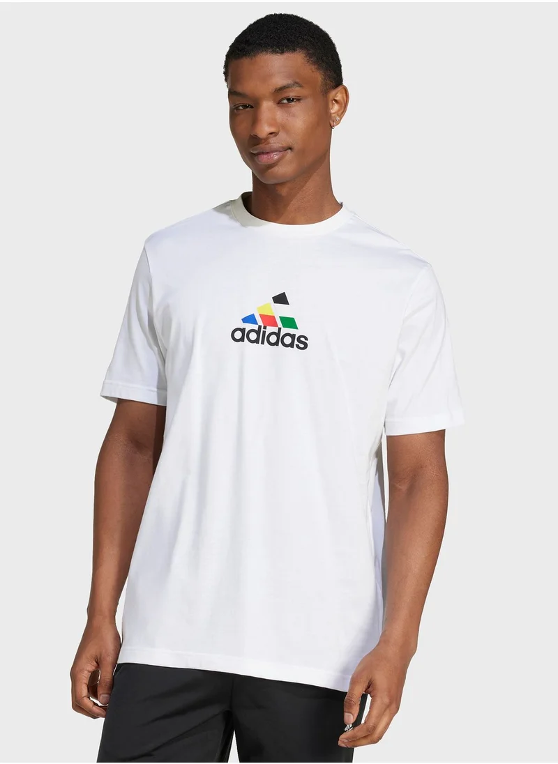 Adidas Tiro Nation Graphic T-Shirt