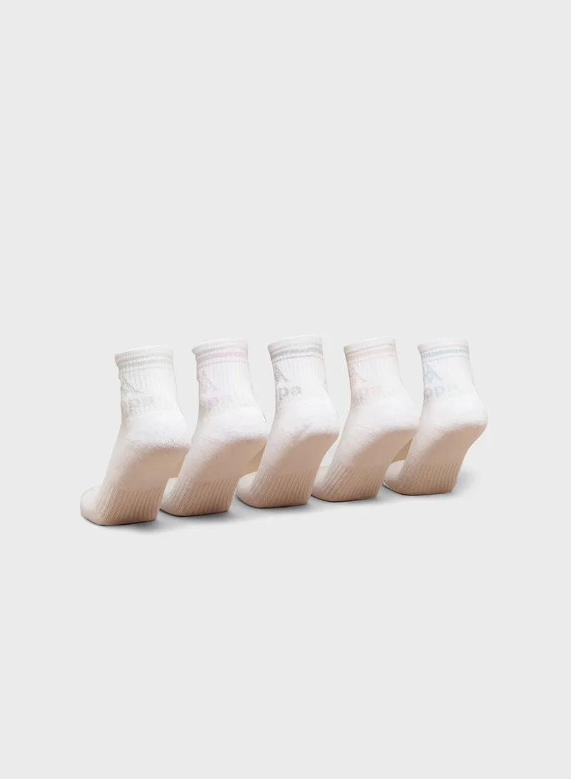 Kappa 5 Pack Crew Socks