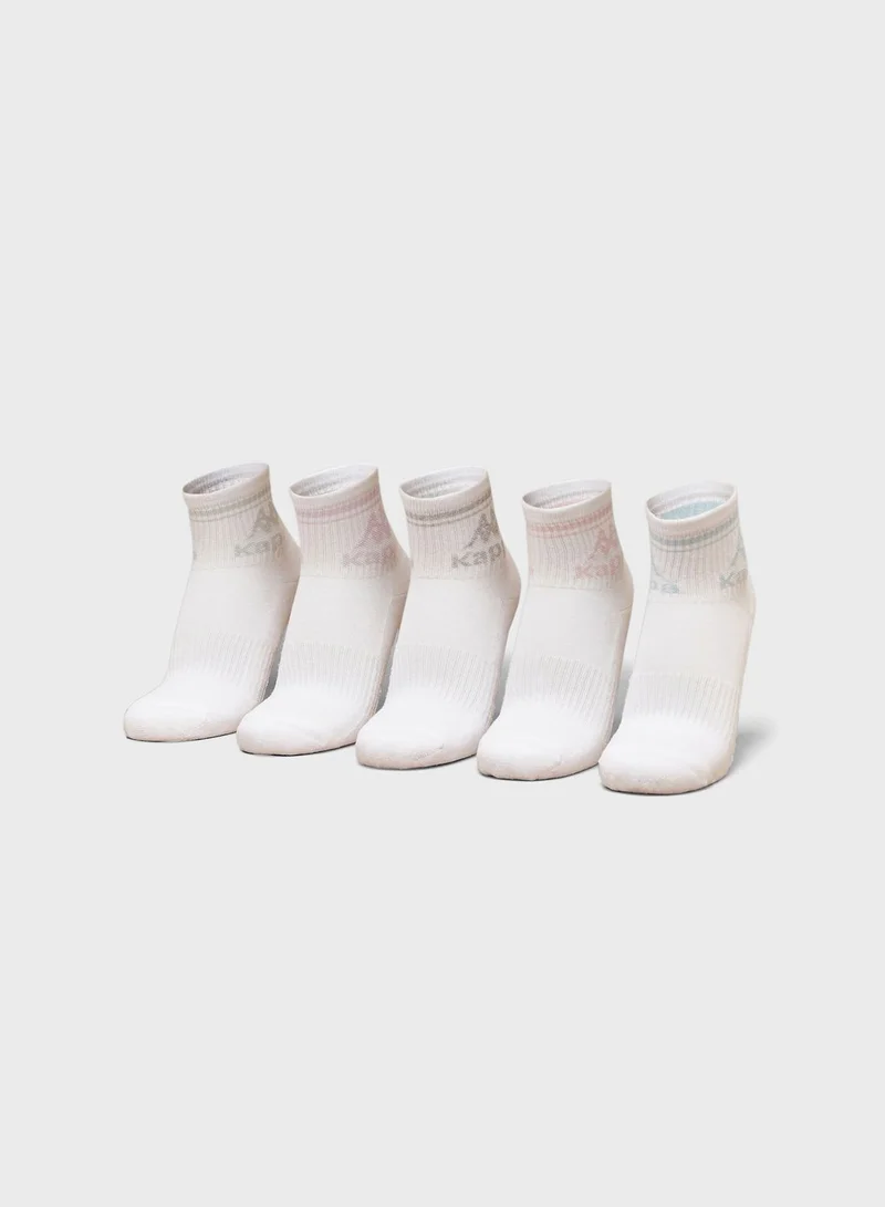 Kappa 5 Pack Crew Socks