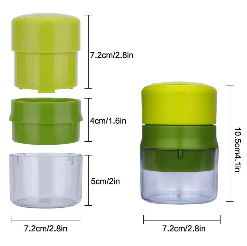 vintak Garlic Press Garlic Chopper Mincer Nut Mincer Walnut Mincer Suitable for Garlic Walnuts Nuts Peanut Storage Crusher - Image 2