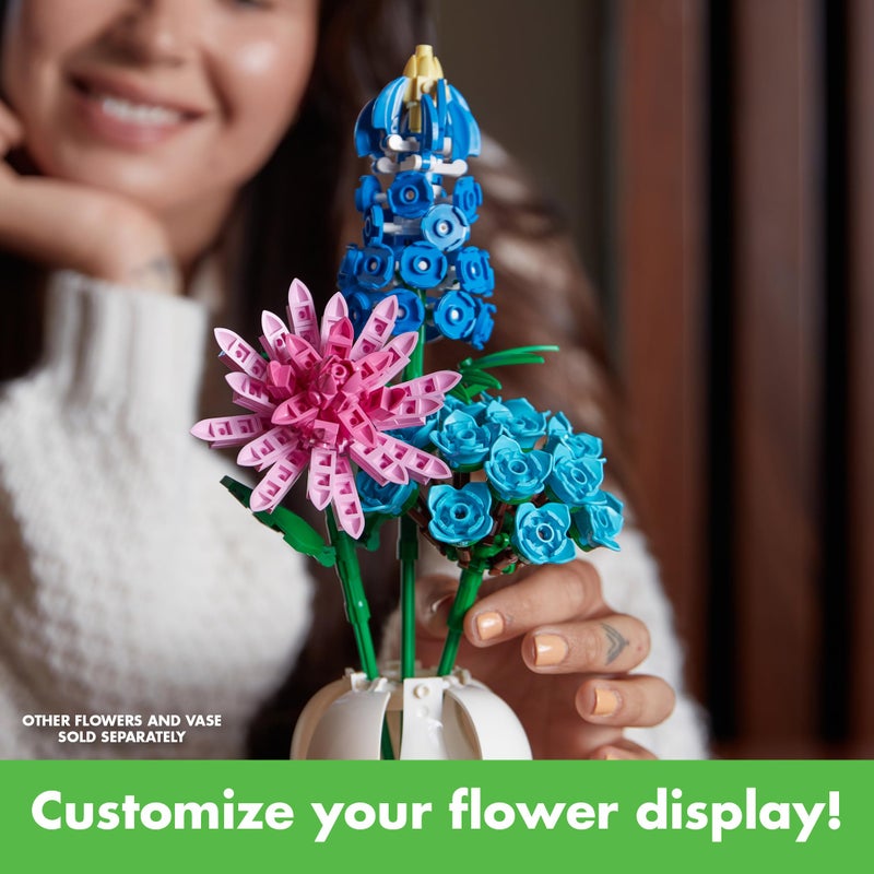 Brickcraft Botanicals Pink Dahlia Flower Building Bricks Set - 100 Piece Compatible Building Blocks Kit for Adults & Kids - DIY Botanical Collection Home Decor Display Model - STEM Gift Ages 8+ - Image 3