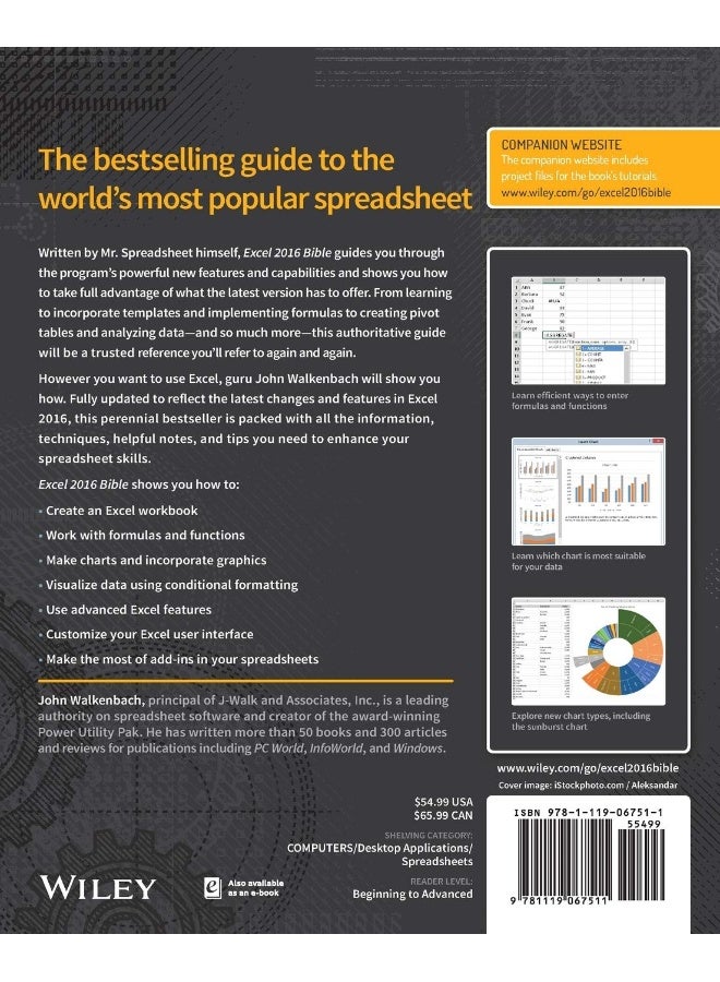 Excel 2016 Bible - Image 4