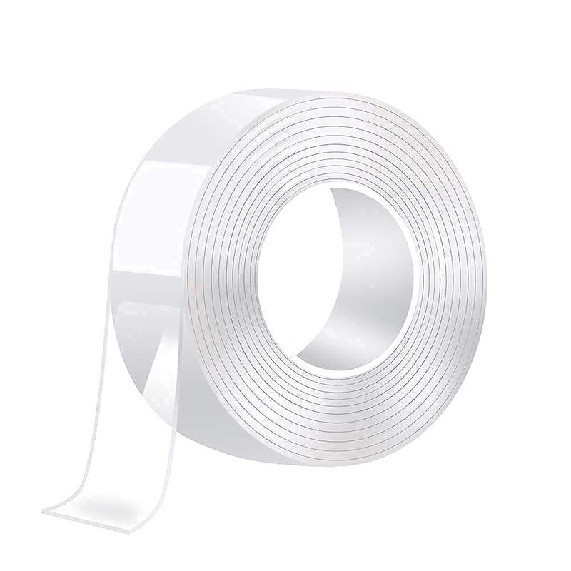 MSA MSA Double Sided Nano Adhesive Tape Washable Traceless Nano Gel Tape Stick to Glass Metal Kitchen Cellphone Pads or Tile Nano Tape  - Image 1