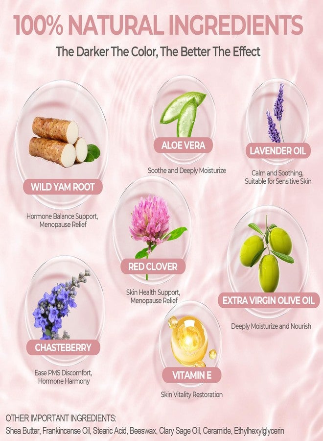 FeeMeFee Wild Yam Cream 2oz, Organic Balancing Cream for Women, Deep Nourishment and Hydration, Made With Wild Yam Root, Chaste Tree Berry and Red Clover - Image 3