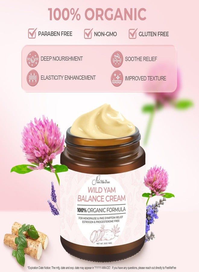 FeeMeFee Wild Yam Cream 2oz, Organic Balancing Cream for Women, Deep Nourishment and Hydration, Made With Wild Yam Root, Chaste Tree Berry and Red Clover - Image 5