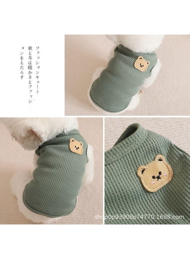 Cotton Dog Shirt, Summer Lightweight Pet T-Shirts, Soft Breathable Stretchy Cats Dogs Tee Shirt, Sleeveless Vest Dog Apparel, for Medium Small Dog Clothes - Image 2