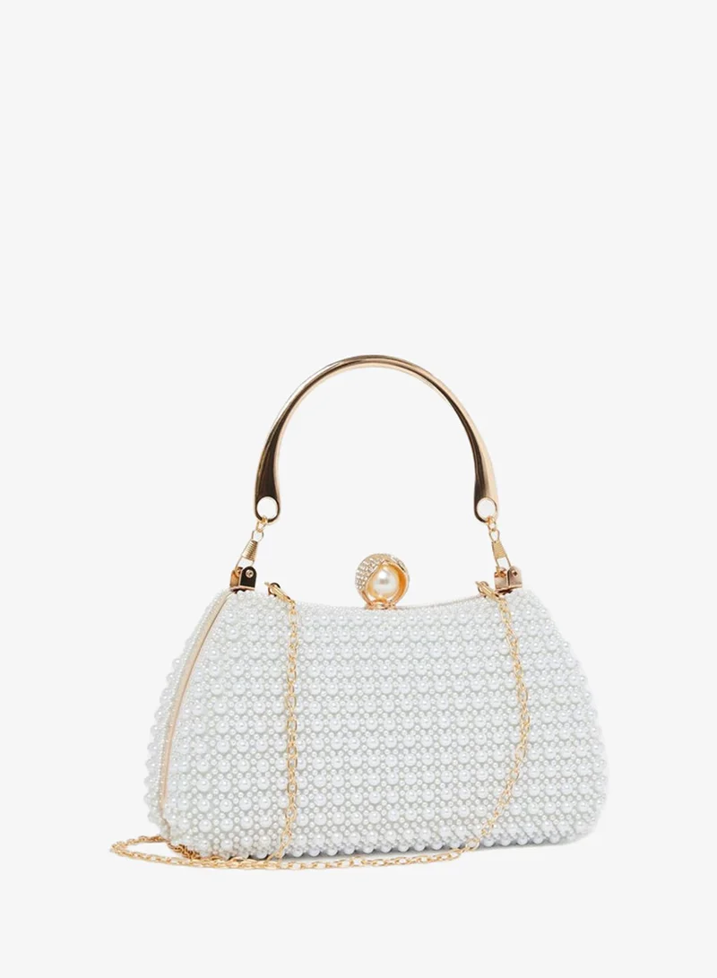 Styli  Pearl Embellished Clutch Bag for Women | Best Price UAE