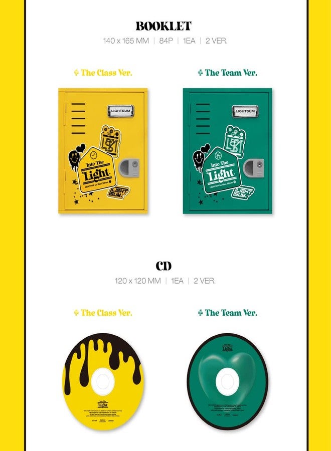 Dreamus LIGHTSUM - Into The Light 1st Mini Album+Folded Poster (The Class ver.), (L200002387), 150x175x32 mm - Image 3