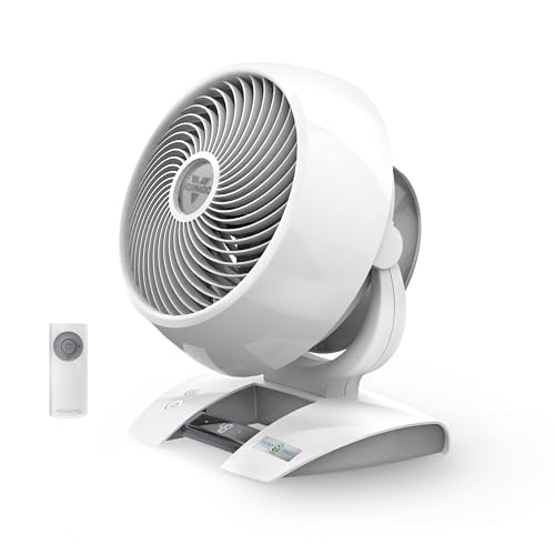 Vornado مروحة Vornado 6303DC الذكية للطاقة بحجم متوسط مع تحكم في السرعة المتغيرة، بيضاء - Image 1