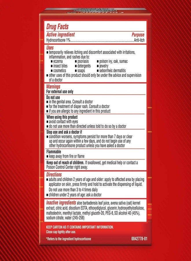 CHATTEM Cortizone-10 Easy Relief Applicator Anti-Itch Liquid 1.25 oz - Image 2