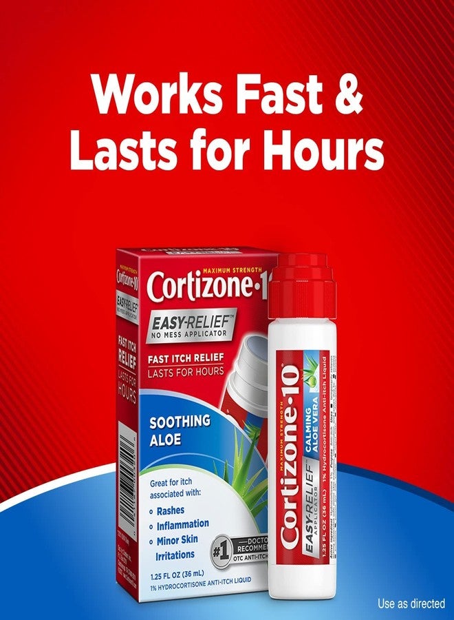 CHATTEM Cortizone-10 Easy Relief Applicator Anti-Itch Liquid 1.25 oz - Image 5