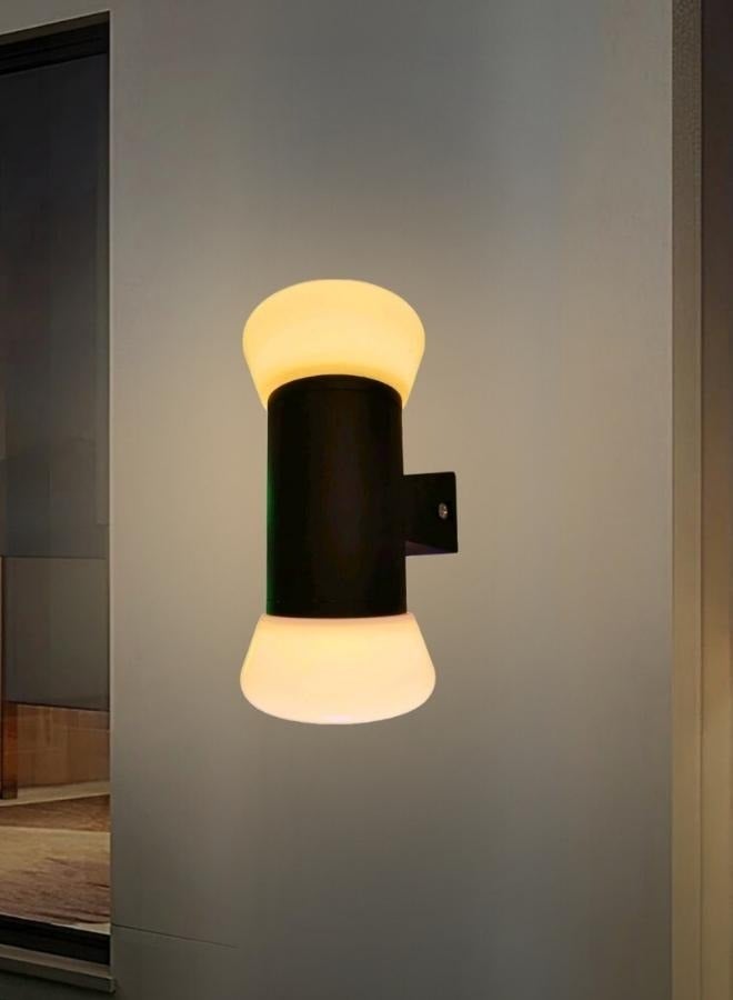 Target 10W LED Outdoor Wall Light Warm White Black - Image 1