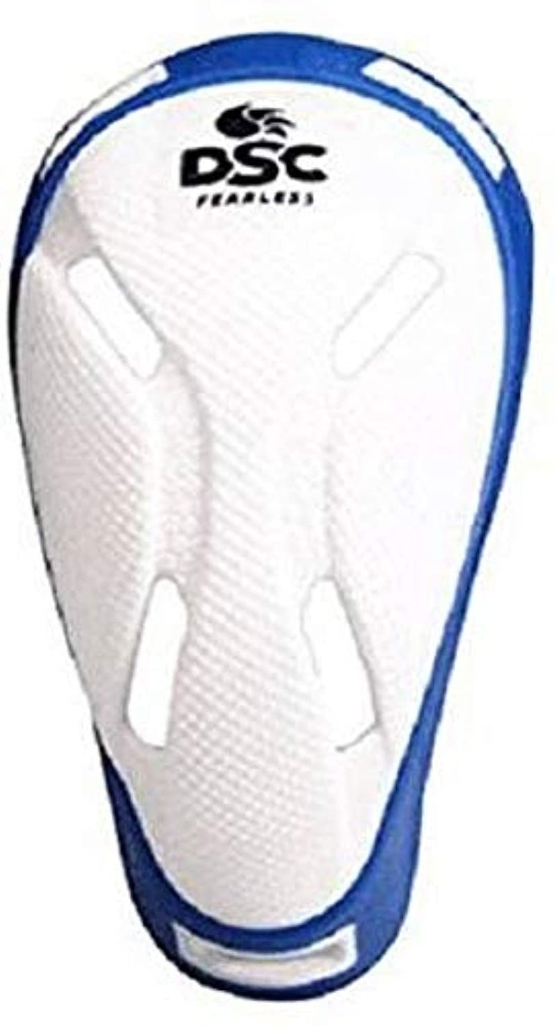 DSC Armour Cricket Abdominal Guard | Color: White-Navy | Size: Men | Material: Plastic | for Mens | Ergonomically Shaped | Padded | Lightweight & Durable | Groin Protectort During Training & Matches - Image 5