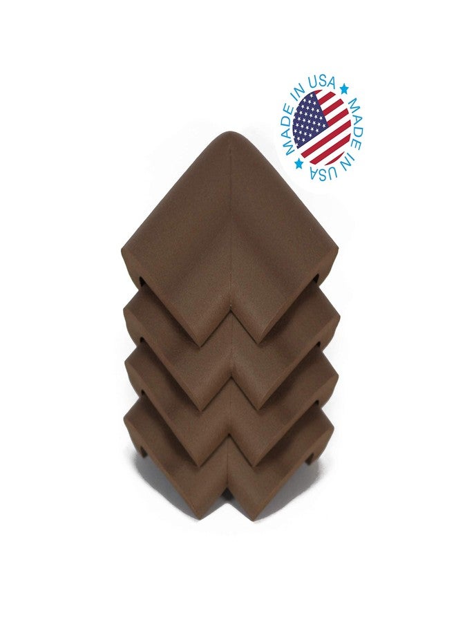 KidKusion Jumbo Corner Cushion | Made in USA | Brown | 4 Pack | Furniture and Corner Protector - Image 2