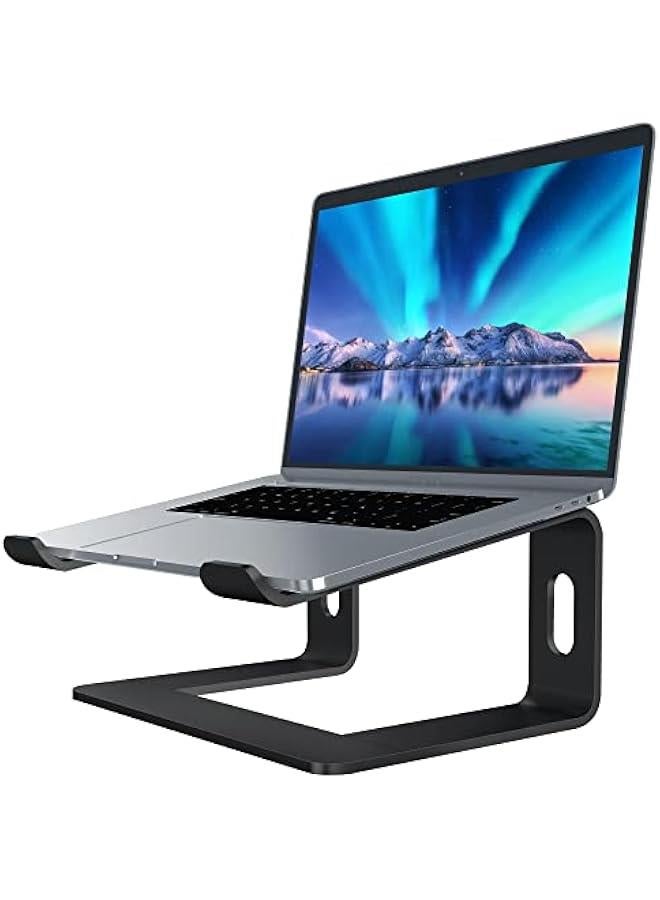 Laptop Stand,   Laptop Holder, Ergonomic Foldable Computer Stand for MacBook & Laptops Up to 17 inch - Image 1