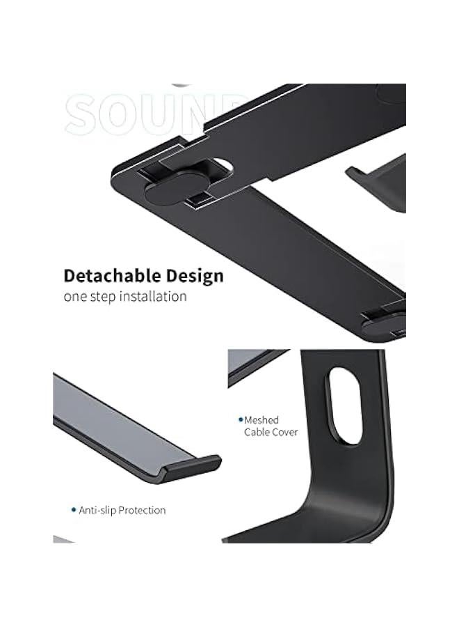 Laptop Stand,   Laptop Holder, Ergonomic Foldable Computer Stand for MacBook & Laptops Up to 17 inch - Image 5