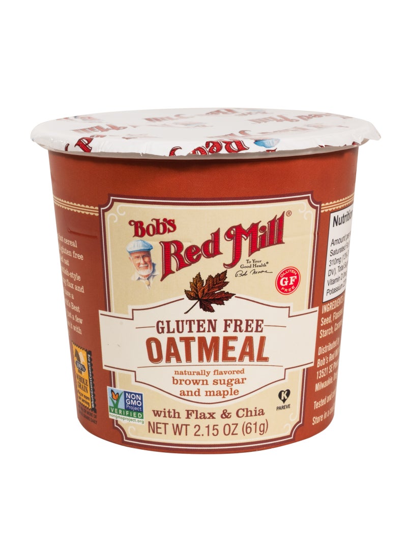 Bob's Red Mill كوب دقيق الشوفان بالسكر البني والشراب القيقب - Image 1