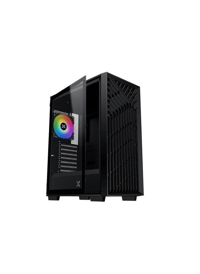 Xigmatek Lux G Tower Black Computer Case With 4 Fans