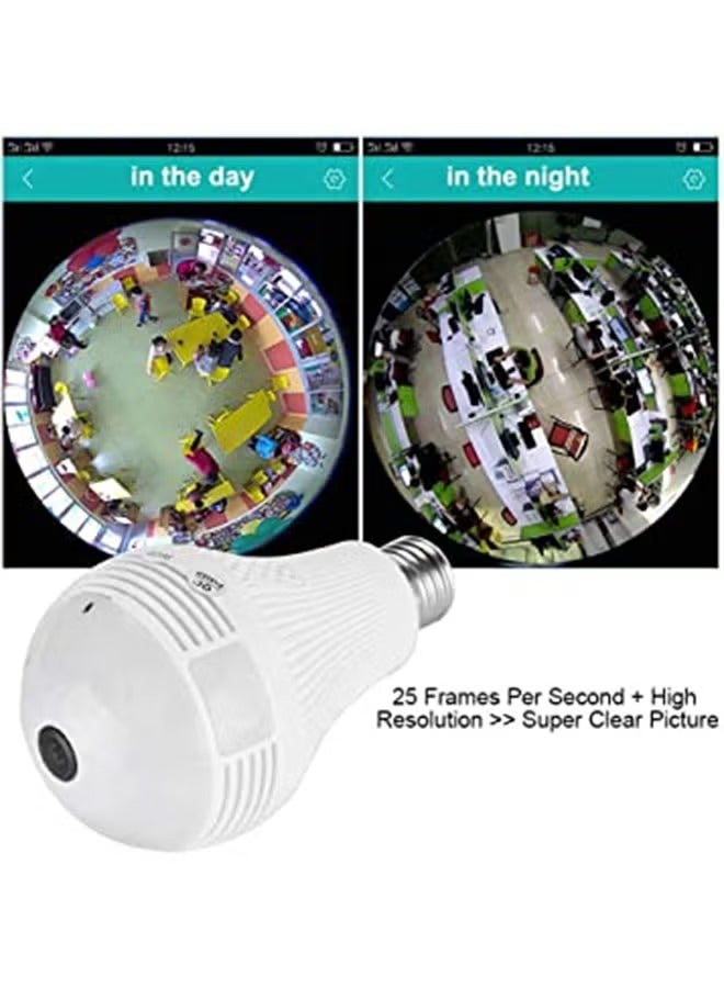 Light Bulb With VR Spy Hidden WIFI Camera - Image 5