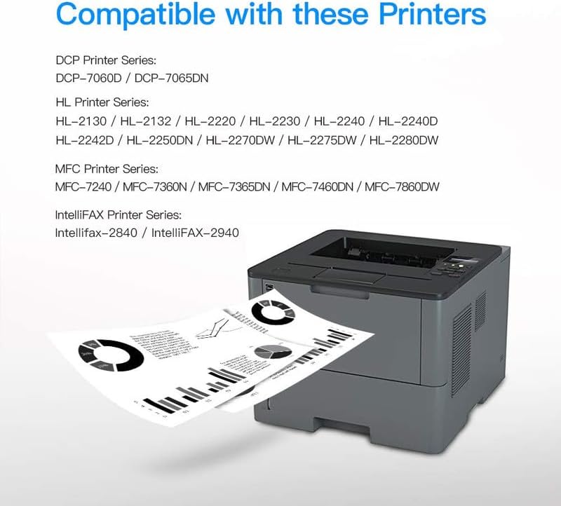 LxTek وحدة أسطوانة بديلة متوافقة DR420 لطابعة Brother DR420 DR 420 TN450 TN 450 للاستخدام مع HL-2270DW HL-2280DW HL-2240 HL-2240D MFC-7360N MFC-7460DN MFC-7860DW (2 أسود، عالي الإنتاجية) - Image 2