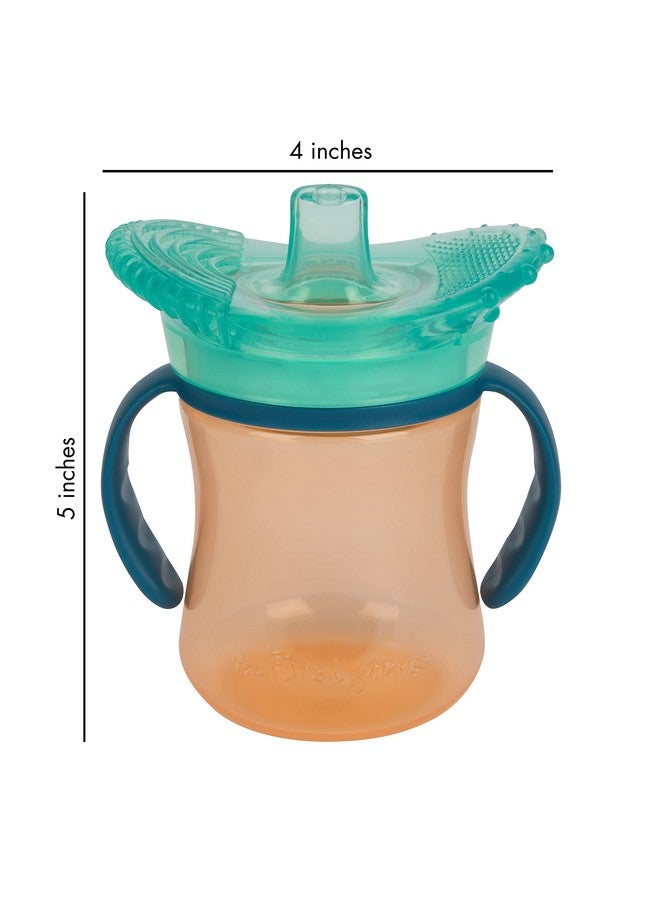 The First Years SenseAbles Teethe-Around Sensory Trainer Cup, 7 oz, Orange - Image 2