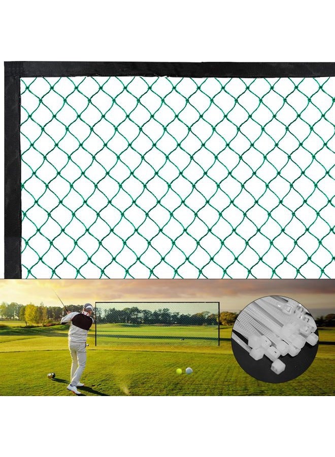 ASENVER Multifunction Golf Ball Netting Impact Golf Barrier Net Practice Hitting Net for Indoor or Outdoor Use 10 x 3 Ft- 10x 30 Ft 10FT×3FT - Image 1