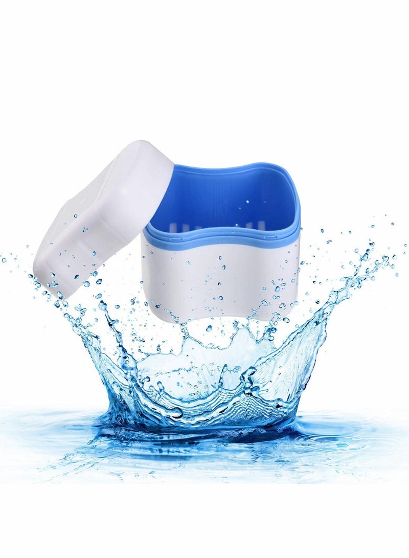 كاست ويف مجموعة صندوق وفرشاة تنظيف طقم الأسنان، عبوتان من حافظات حمام طقم الأسنان، أكواب طقم الأسنان مع عبوتان من فرش تنظيف طقم الأسنان - Image 5