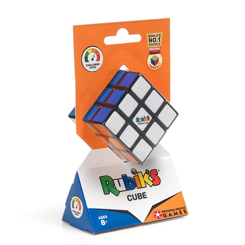 Rubik's لعبة مكعب روبيك 3x3، منتج أصلي، يتضمن ملصقات قابلة للإزالة للتخصيص، لعبة للأطفال من سن 8 سنوات وما فوق - Image 3