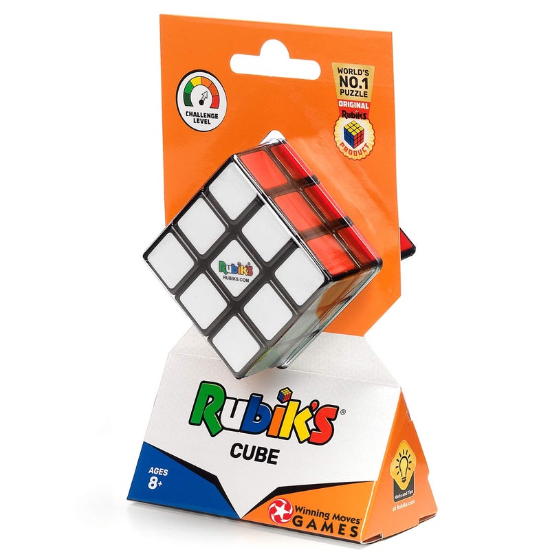 Rubik's لعبة مكعب روبيك 3x3، منتج أصلي، يتضمن ملصقات قابلة للإزالة للتخصيص، لعبة للأطفال من سن 8 سنوات وما فوق - Image 2