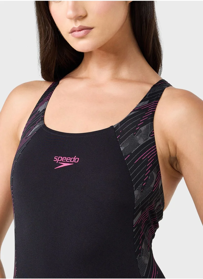 speedo Hyperboom Splice Muscleback One Piece