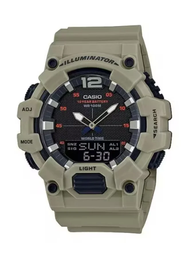 CASIO Men's Resin Analog-Digital Watch HDC-700-3A3VDF - 48.8 mm