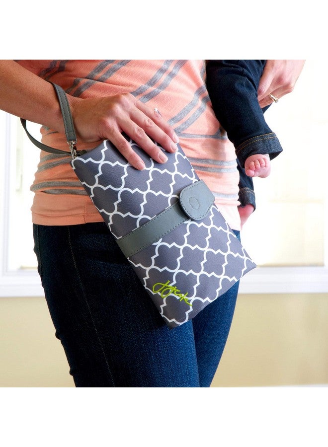 JJ COLE JJ Cole Diaper Changing Clutch, Stone Arbor - Image 2