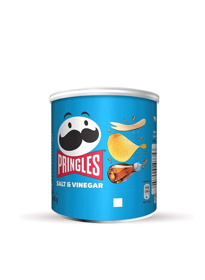 Pringles Potato Chips – Salt & Vinegar Flavor – 40g - Image 2