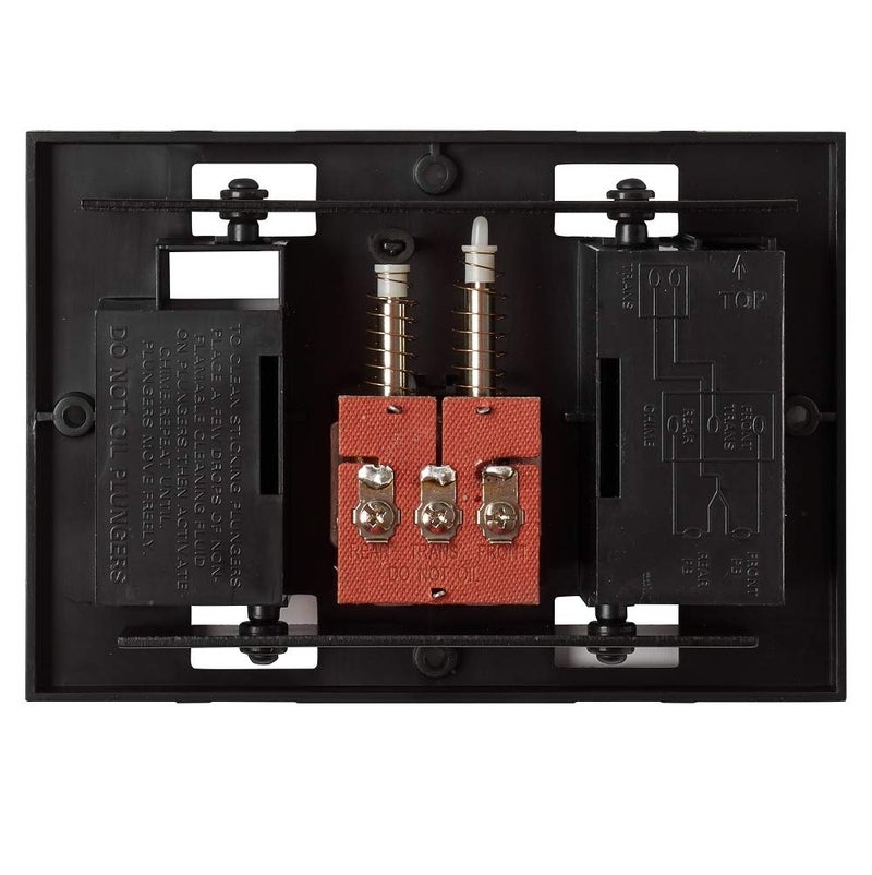 Newhouse Hardware CHIMEBASE2 Door Bell Chime Mechanism Assembly, Fits Most Nutone Models, 6.75â€ L x 4.75â€ W x 1.75â€ H, Black - Image 1