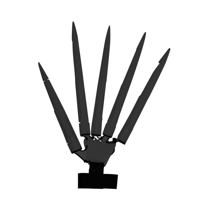 Halloween Articulated Fingers, 3D Printed Articulated Finger Extensions, with Flexible Joints - Skeleton Hands, Unsharp Latex - Party Horror Props Dress Up - Image 1