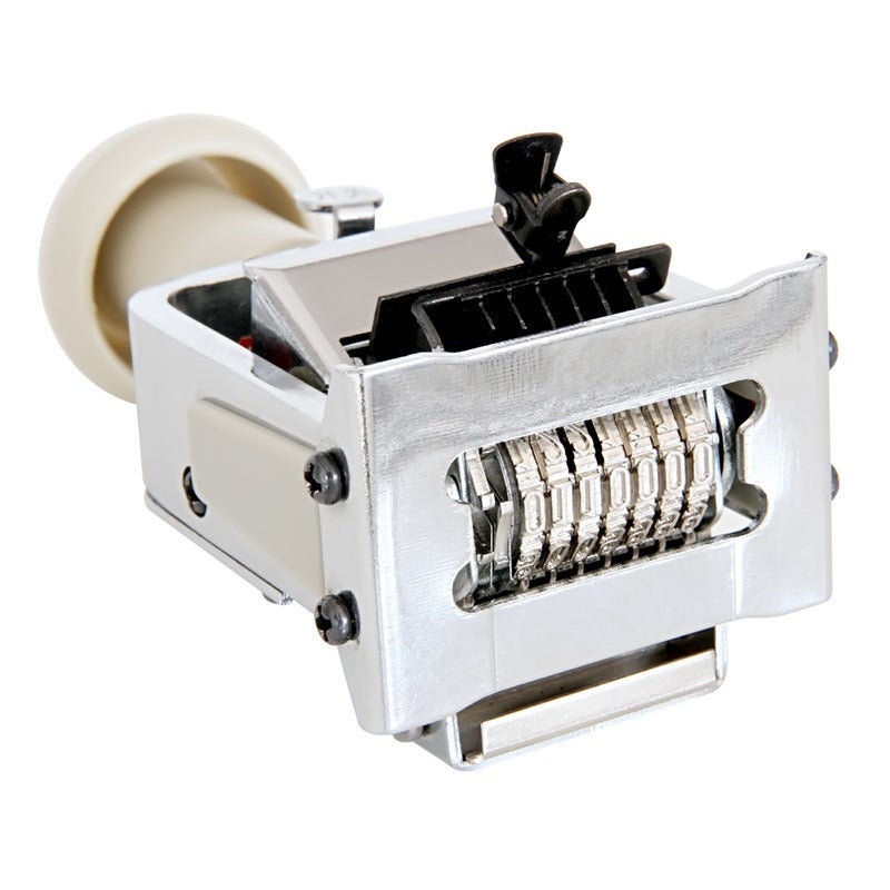 Deli (Deli)7-Digit Office Finance Automatic Numbers/Codes To Stamp Clear Financial Supplies 7507 - Image 5