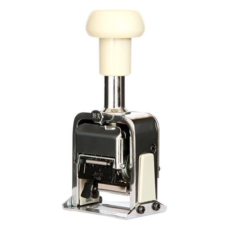 Deli (Deli)7-Digit Office Finance Automatic Numbers/Codes To Stamp Clear Financial Supplies 7507 - Image 4