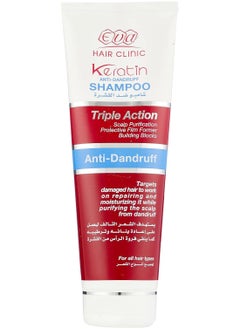 Eva Shampoo Anti Dandruff Triple Action 230 ml 