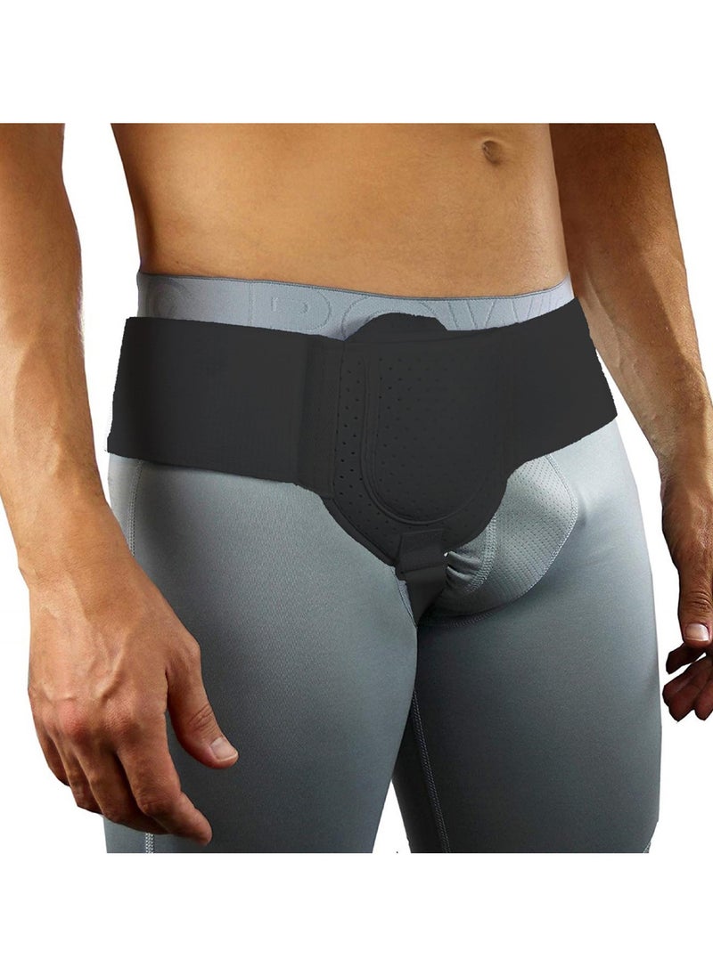 SYOSI - Everyday Inguinal Hernia Support Belt for Men, One Side Adjustable Inguinal Hernia Belt for Men, Adjustable & Removable, Hernia Truss - Image 1