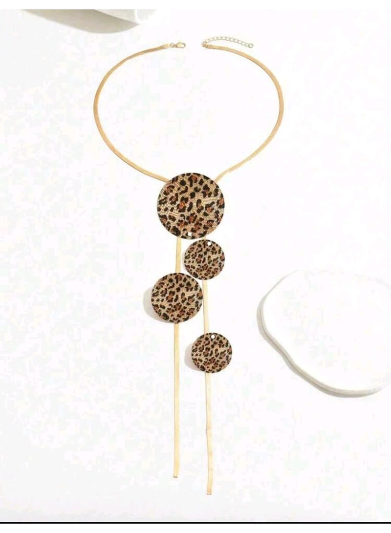Shein 1pc New Y-Shaped Necklace For Women, - Image 3