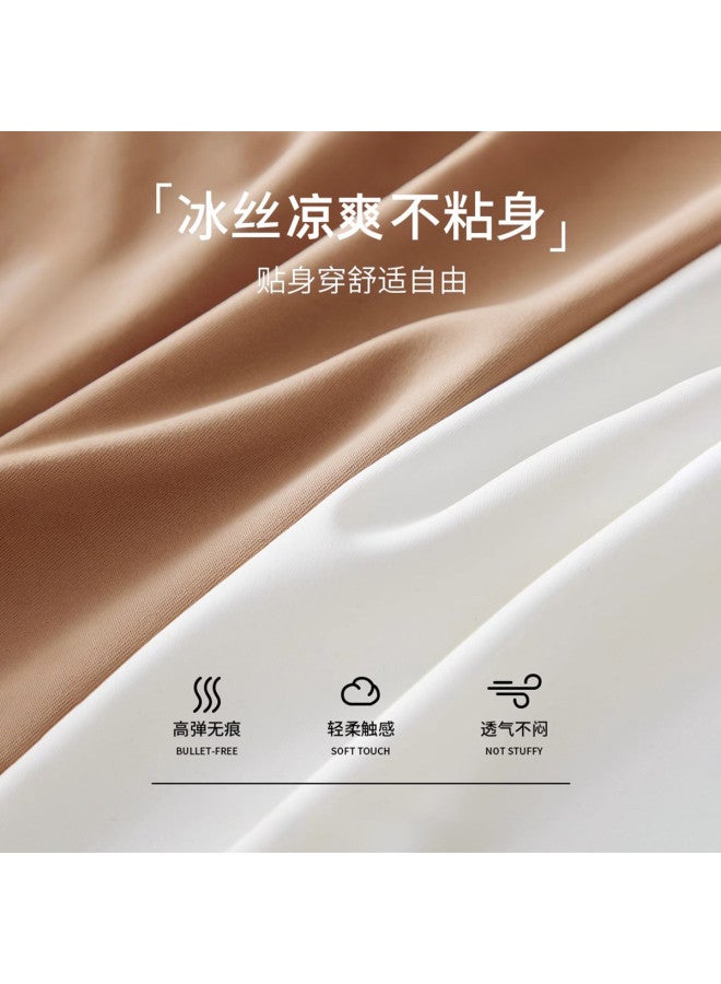 Modal Seamless Sleeveless Vest For Women With Built-In Pads, Summer Lightweight Skin-Friendly Inner Wear, Can Be Worn Alone Or As Base Layer, Backless Design One-Piece Top - Image 5