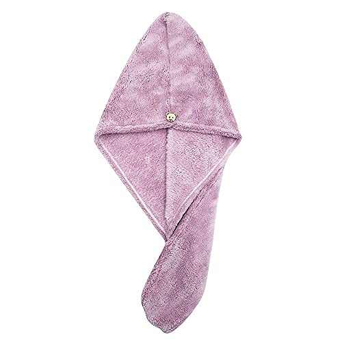 AZARIA Hair Towel Wrap - Absorbent Microfiber 500 GSM Quick-Drying Bath Cap for Salon - Magic Hair-Drying Bathrobe (Multicolor) (Pack of 1) - Image 1