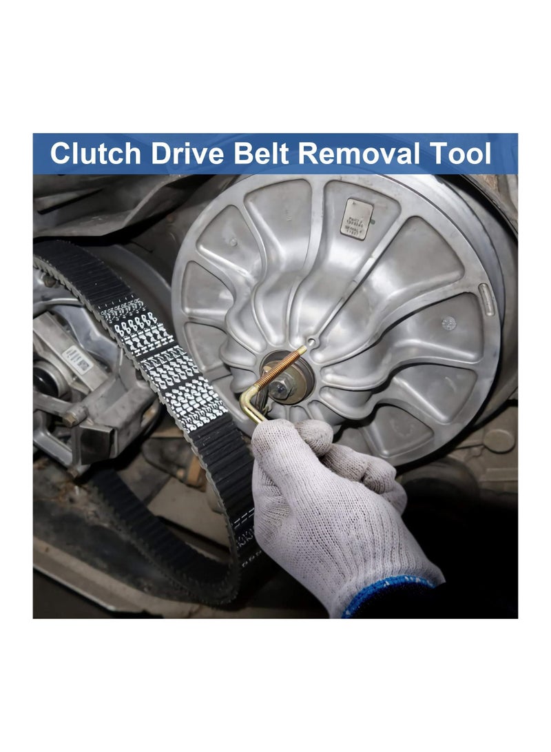 Y&D 3Pcs Clutch Drive Belt Removal Tool Change Tools Replace 2875911 Compatible With Polaris RZR RZR-4 XP Turbo RS1 Ranger 1000 - Image 4
