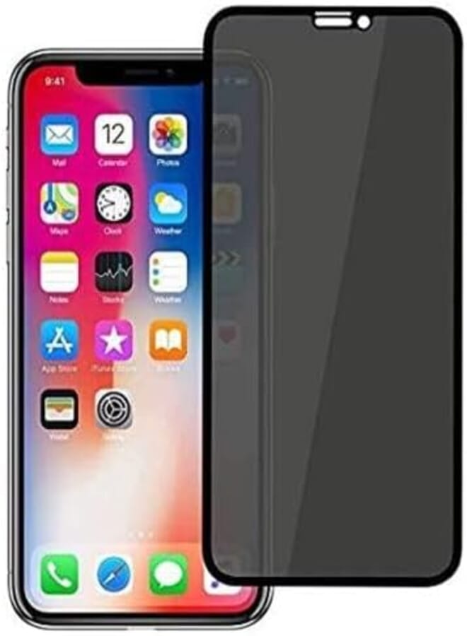StraTG iPhone XR / 11 Privacy Screen Protector - Anti-Spy and Protective Smartphone Accessory
